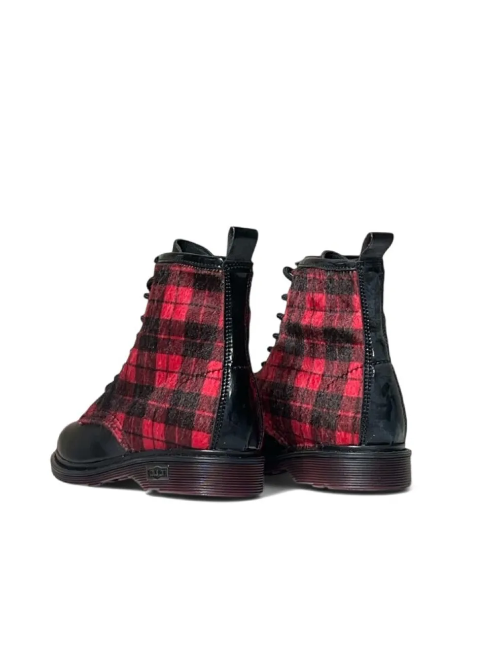 Anfibi donna “Cult” CLE102274 Collezione Autunno/Inverno 2024/2025 – Nero e Rosso