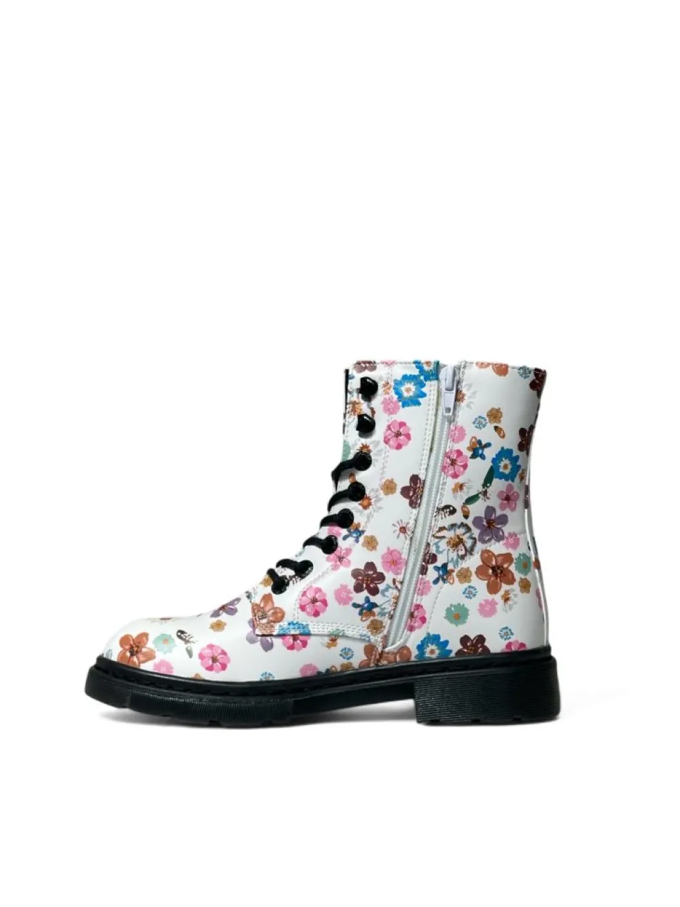 Anfibi donna “Dockers” 45TS201-800505 Collezione Autunno/Inverno 2024/2025 – Bianco fiori
