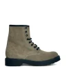 Anfibi Donna “Simone Parisi Milano” DM08 Collezione Autunno/Inverno 2024/2025 Camoscio – Taupe/Testa di moro/Nero