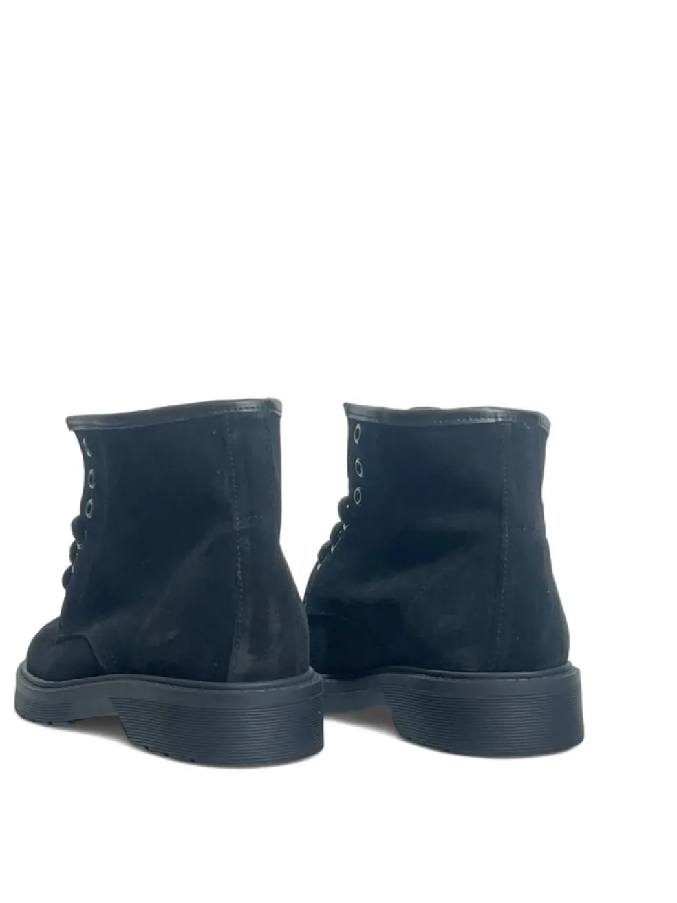 Anfibi Donna “Simone Parisi Milano” DM06 Collezione Autunno/Inverno 2024/2025 Camoscio – Nero