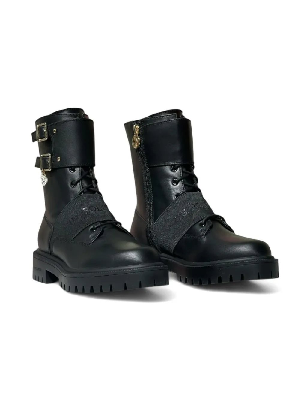 Anfibi donna “U.S. Polo assn.” KARMA006 Collezione Autunno/Inverno 2024/2025 – Nero