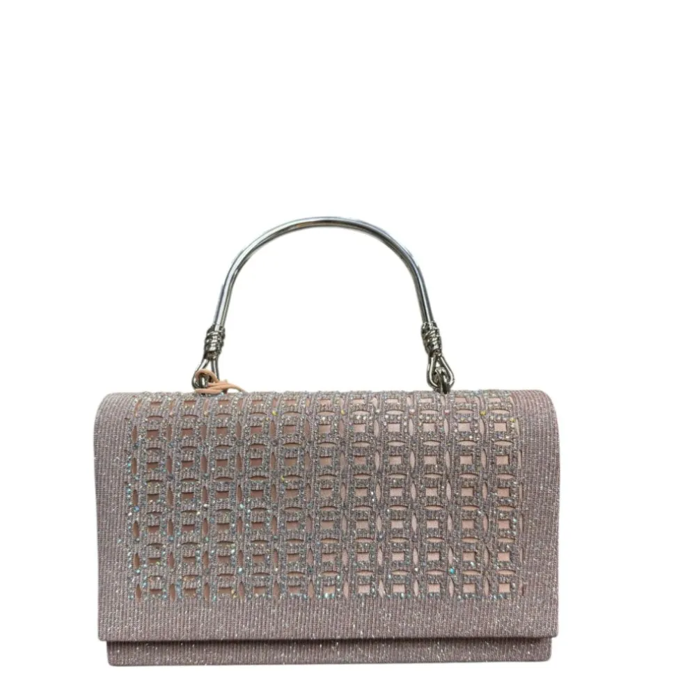 Borsa a Mano donna “Menbur” 851580089/55 Collezione Primavera/Estate 2025 – Rosa Cipria/Azzurro