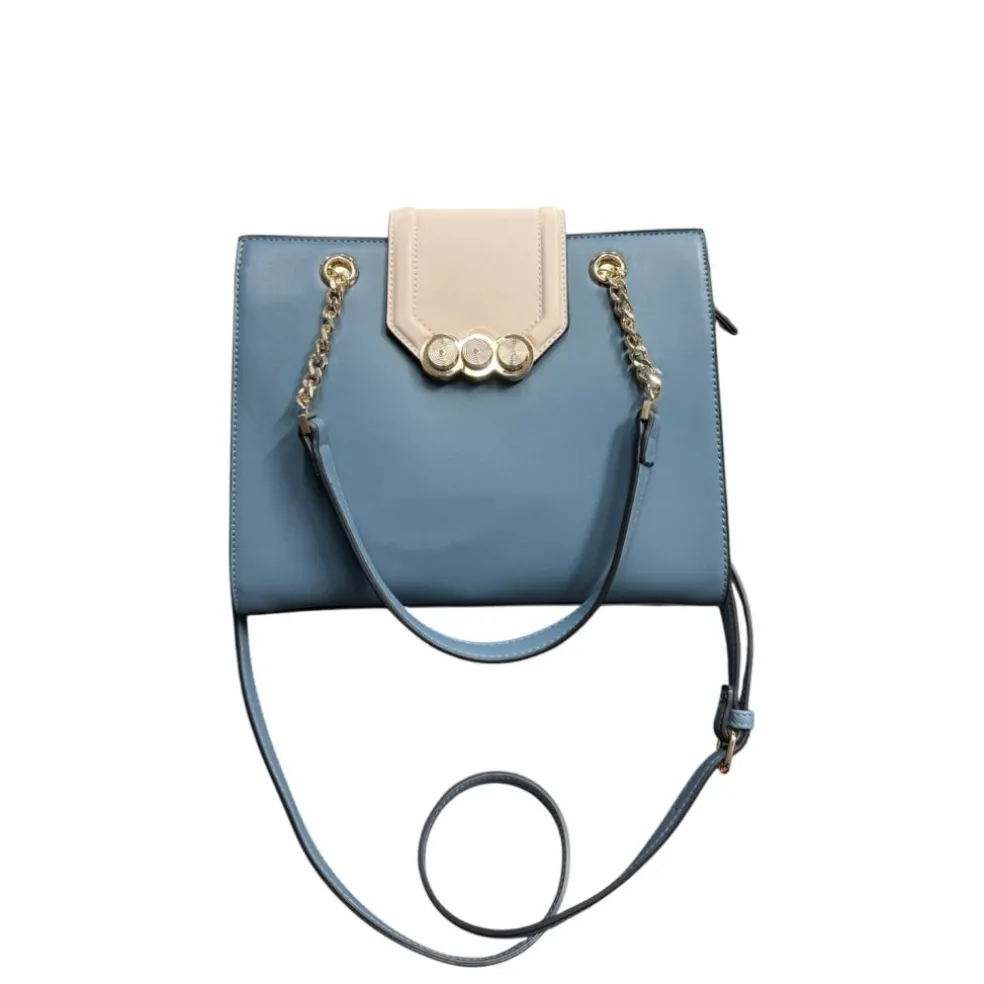 Borsa A Mano e A Tracolla donna “Menbur” 855540051/018 Collezione Primavera/Estate 2025 – Azzurro Stone/ Rosa Orchidea