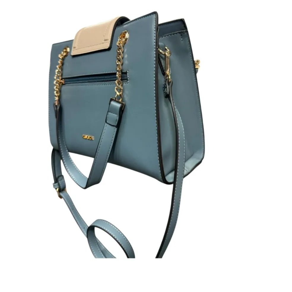 Borsa A Mano e A Tracolla donna “Menbur” 855540051/018 Collezione Primavera/Estate 2025 – Azzurro Stone/ Rosa Orchidea