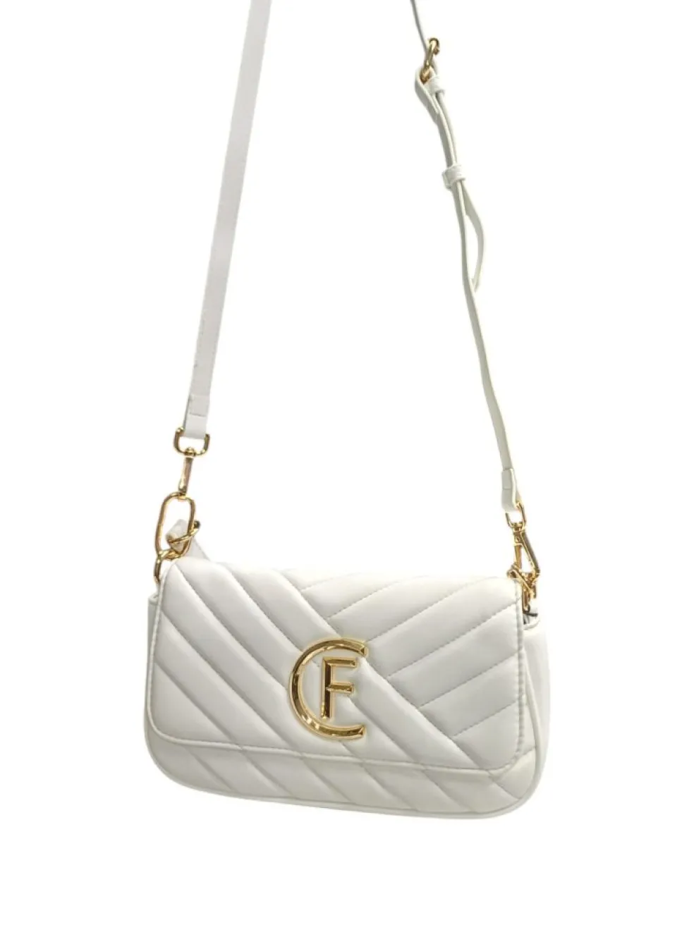Borsa A Mano e a Tracolla donna “CristinaEffe” 0010-B Collezione Primavera/Estate 2025 – Bianco / Rosso