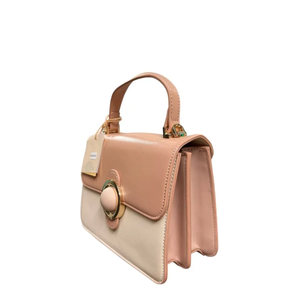 Borsa A Mano e A Tracolla donna “Menbur” 856240040 Collezione Primavera/Estate 2025 – Beige e Tortora/Beige e Rosa Cipria