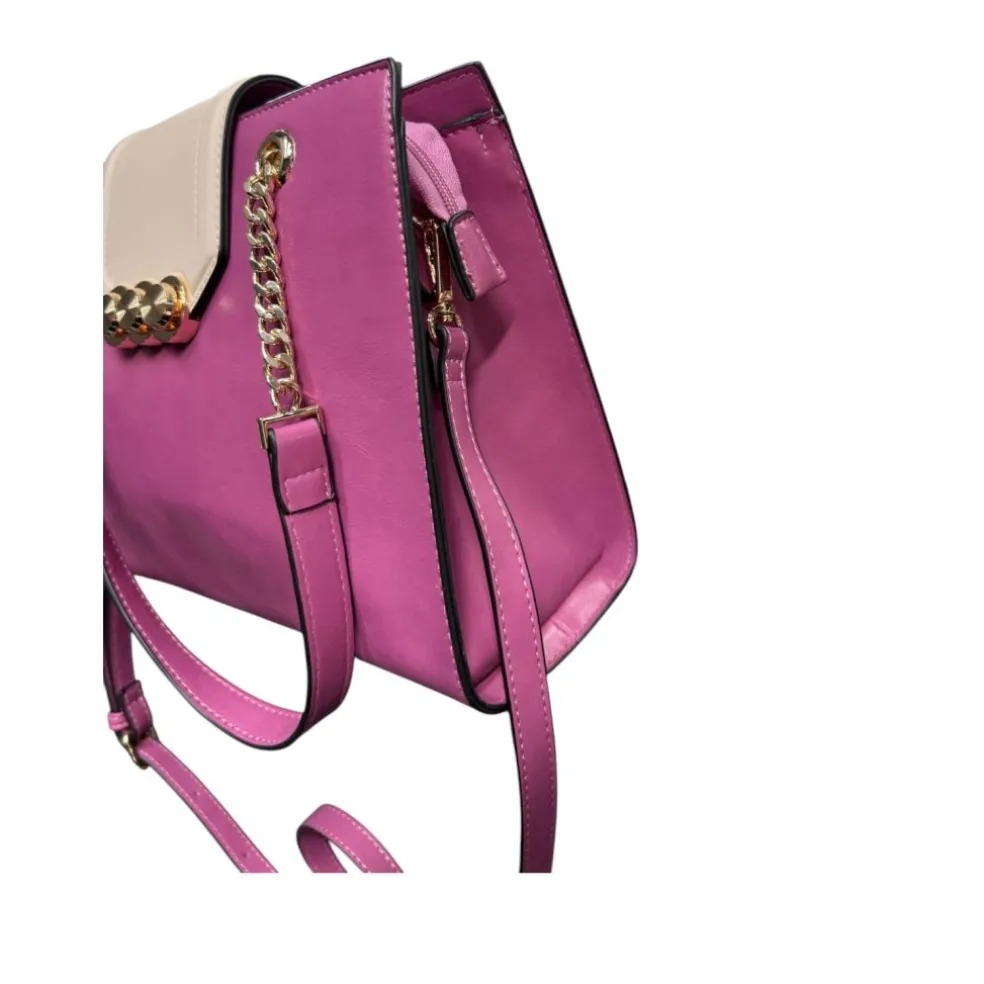 Borsa A Mano e A Tracolla donna “Menbur” 855540051/018 Collezione Primavera/Estate 2025 – Azzurro Stone/ Rosa Orchidea
