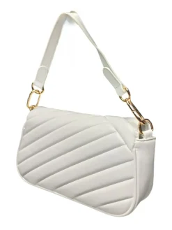 Borsa A Mano e a Tracolla donna “CristinaEffe” 0010-B Collezione Primavera/Estate 2025 – Bianco / Rosso