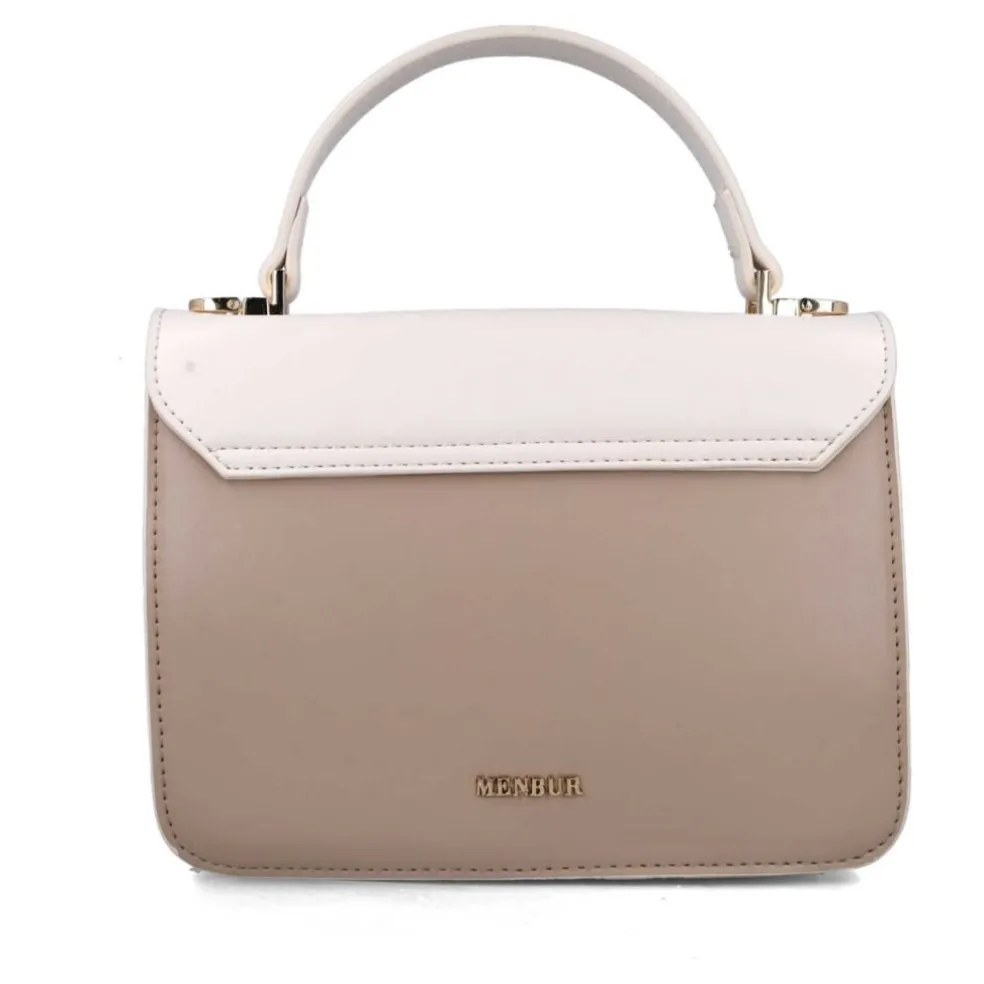 Borsa A Mano e A Tracolla donna “Menbur” 856240040 Collezione Primavera/Estate 2025 – Beige e Tortora/Beige e Rosa Cipria