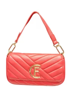 Borsa A Mano e a Tracolla donna “CristinaEffe” 0010-B Collezione Primavera/Estate 2025 – Bianco / Rosso
