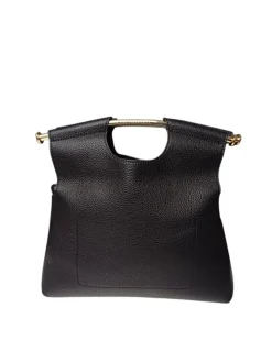 Borsa A Mano e a Tracolla donna “CristinaEffe” 4166 Collezione Primavera/Estate 2025 – Cuoio/ Nero / Panna