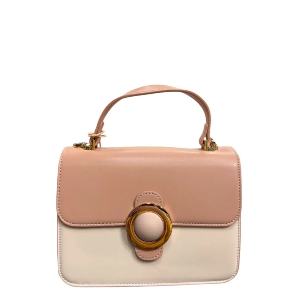 Borsa A Mano e A Tracolla donna “Menbur” 856240040 Collezione Primavera/Estate 2025 – Beige e Tortora/Beige e Rosa Cipria