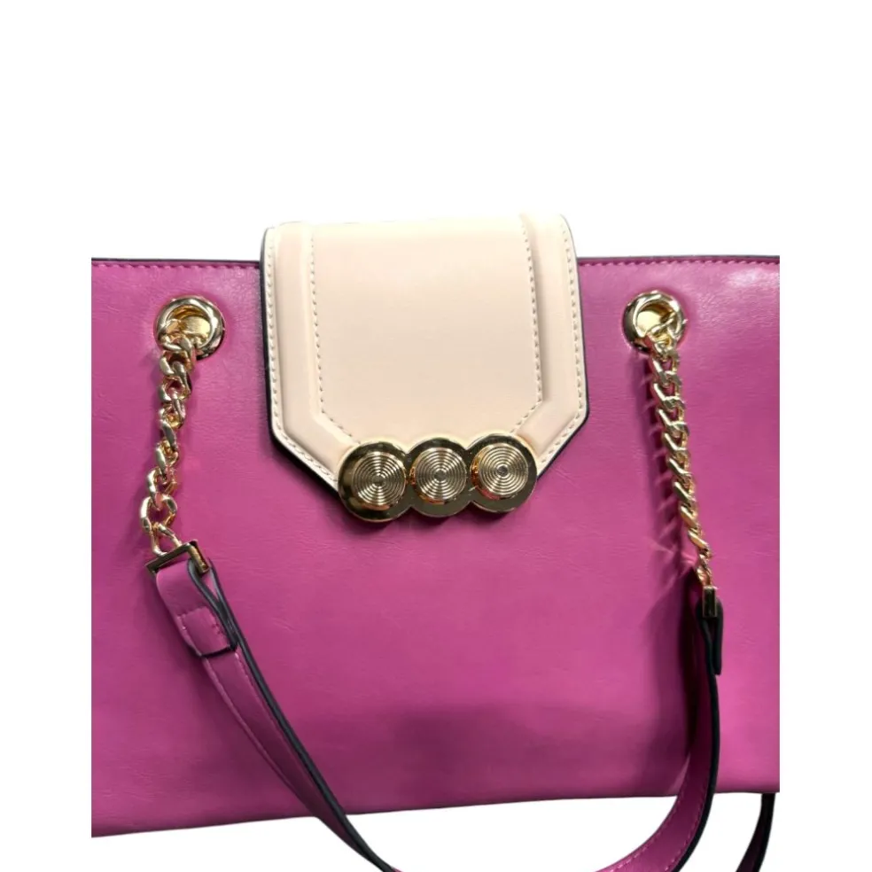 Borsa A Mano e A Tracolla donna “Menbur” 855540051/018 Collezione Primavera/Estate 2025 – Azzurro Stone/ Rosa Orchidea