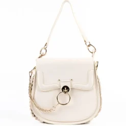 Borsa donna a mano “Dubeliè” Camelia Collezione Primavera/Estate 2025 con tracolla – Avorio