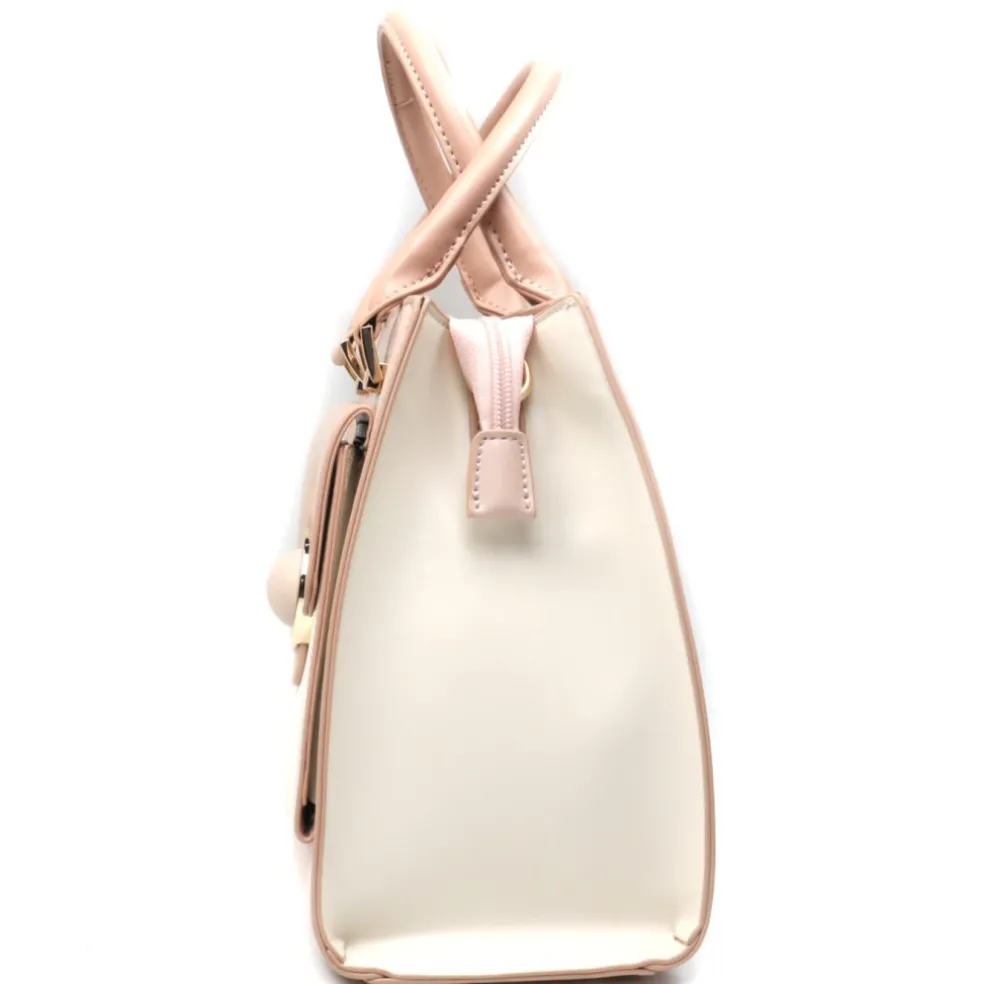 Borsa Donna a Mano e A Tracolla “Menbur” 856270097 Collezione Primavera/Estate 2025 – Rosa Cipria/Beige e Tortora