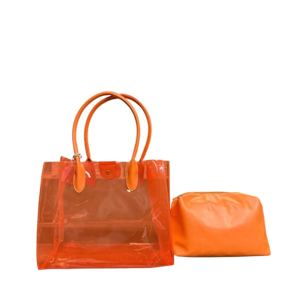 Borsa Donna A Spalla e A Tracolla “Menbur” 852960013 Collezione Primavera/Estate 2025 – Arancione/Blu