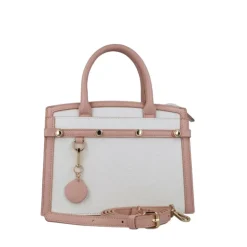 Borsa Donna “Menbur” 855530080/97 Collezione Primavera/Estate 2025 – con tracolla – Bianco e Lilla/Bianco e Rosa Cipria