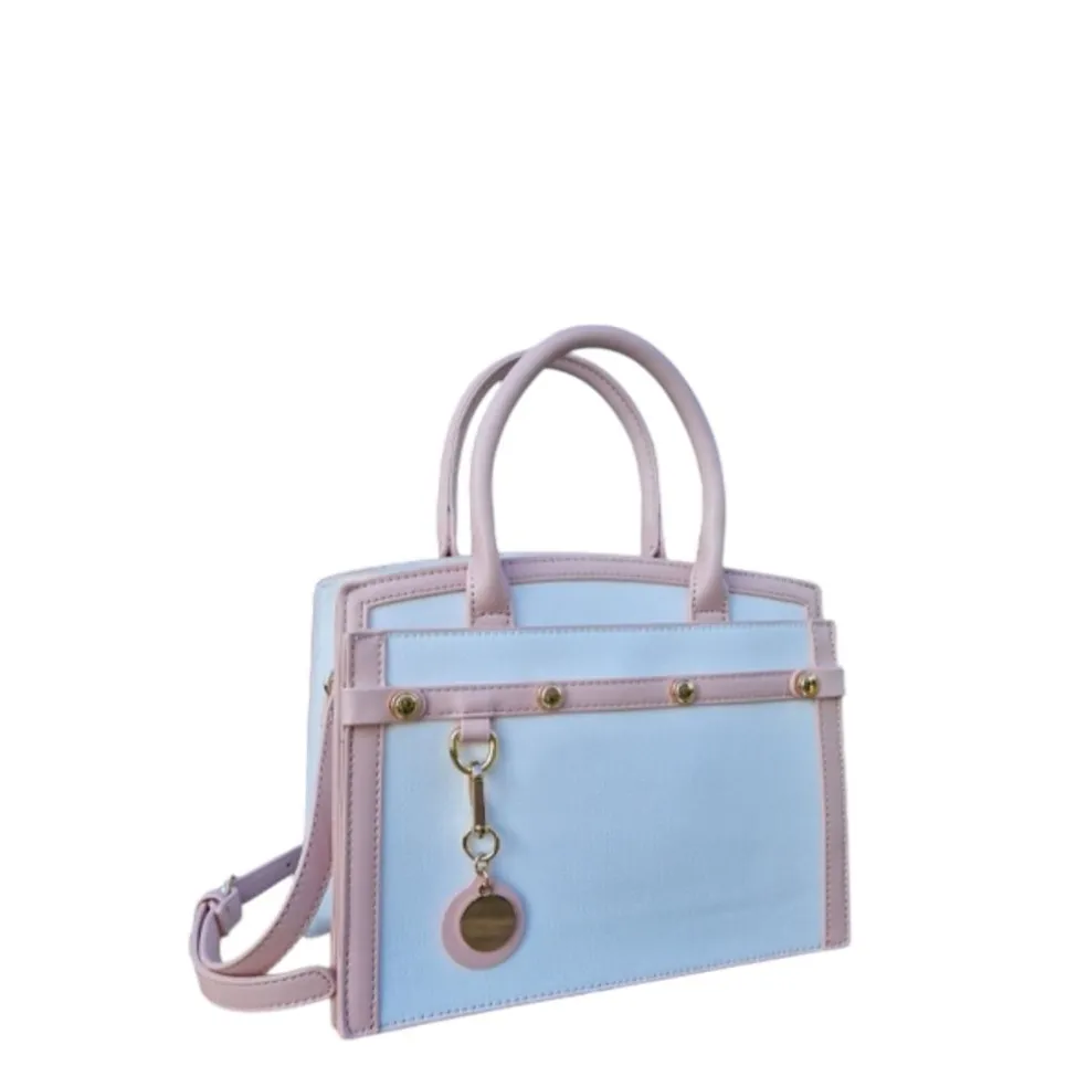 Borsa Donna “Menbur” 855530080/97 Collezione Primavera/Estate 2025 – con tracolla – Bianco e Lilla/Bianco e Rosa Cipria
