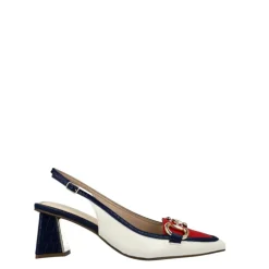 Chanel donna “Menbur” 24058 Collezione Primavera/Estate 2025 – Sabbia/Blu e Rosso