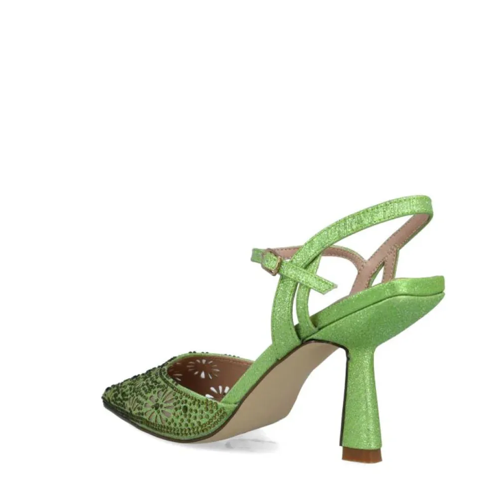 Chanel donna “Menbur” 23673 Collezione Primavera /Estate 2025 – Verde lime/Pesca