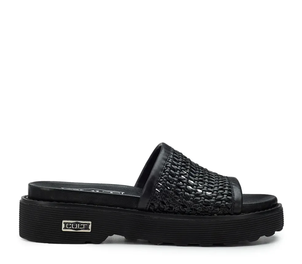 Ciabatte donna “Cult” CLW428800 Collezione Primavera/Estate 2025 – Nero