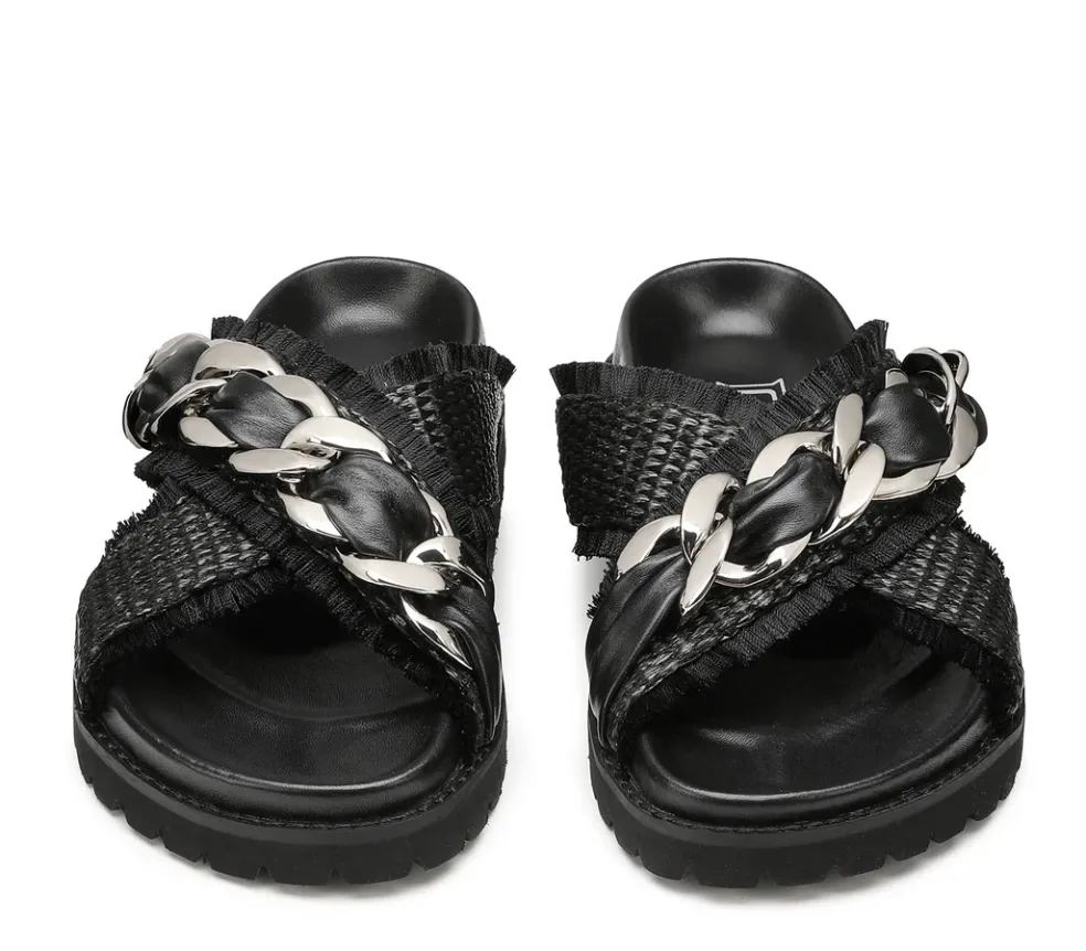 Ciabatte donna “Cult” CLW425300 Collezione Primavera/Estate 2025 – Nero