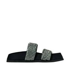 Ciabatte donna “Manufacture Dessai” BO1866 Collezione Primavera/Estate 2025 – Nero e argento