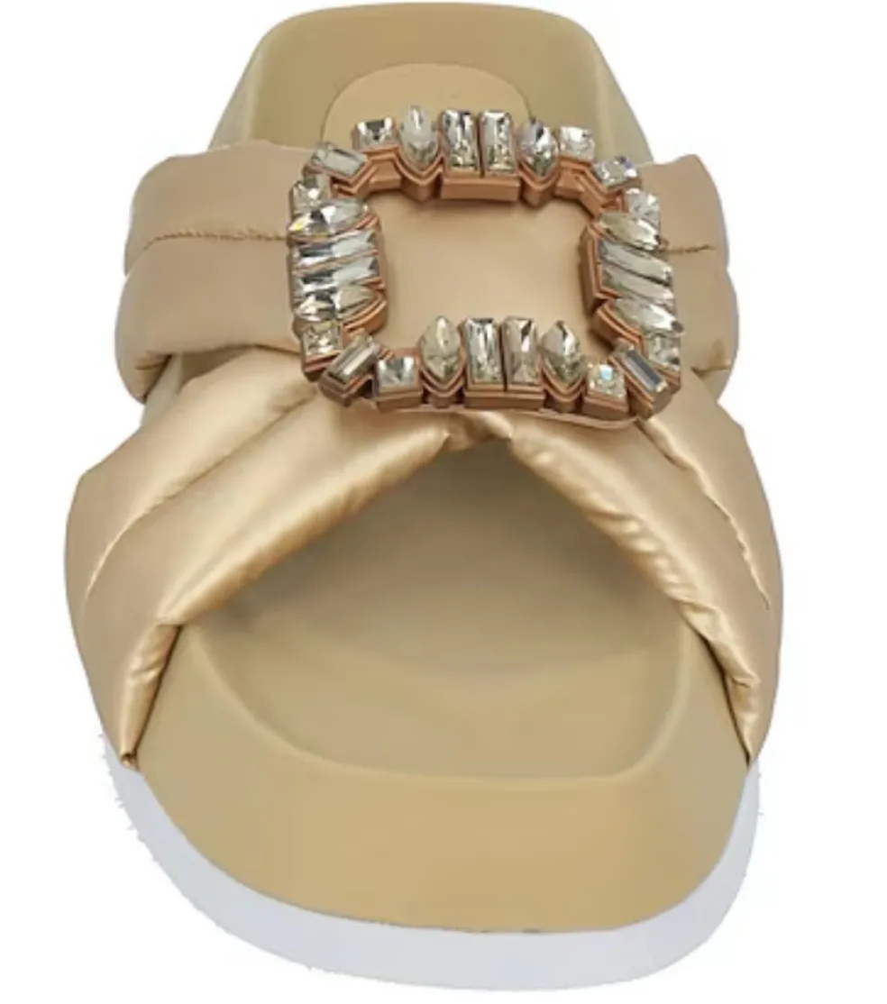 Ciabatte donna “Manufacture Dessai” V0594A Collezione Primavera/Estate 2025 – Oro