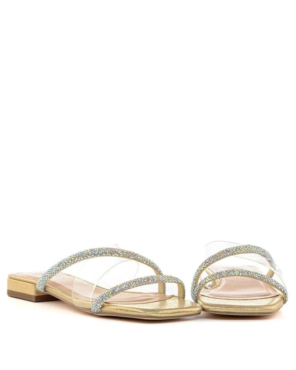 Ciabatte donna “Menbur” 23693 Collezione Primavera/Estate 2025 – Oro
