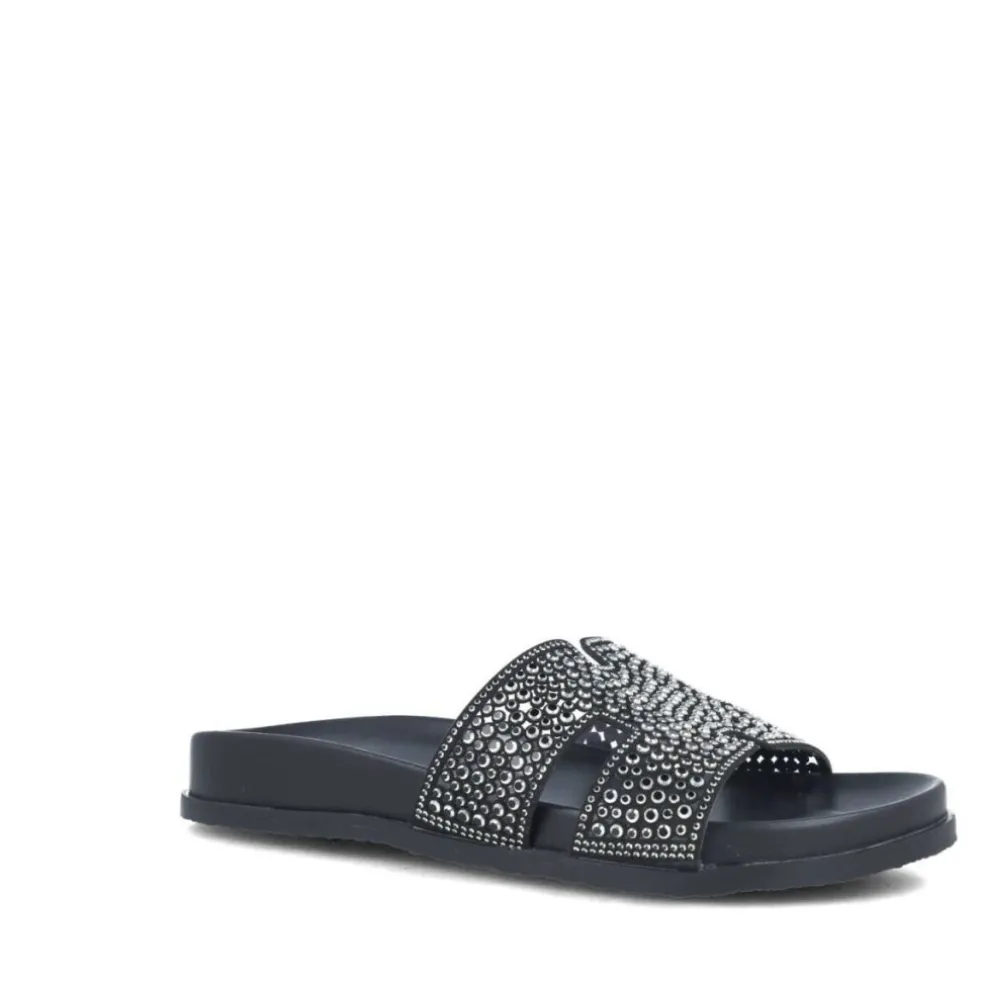 Ciabatte donna “Menbur” 25438 Collezione Primavera/Estate 2025 – Bianco/Nero