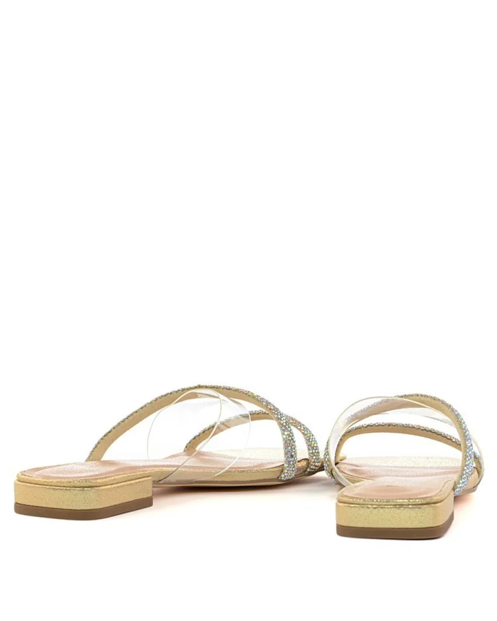 Ciabatte donna “Menbur” 23693 Collezione Primavera/Estate 2025 – Oro