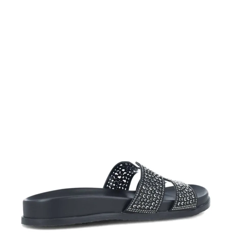 Ciabatte donna “Menbur” 25438 Collezione Primavera/Estate 2025 – Bianco/Nero