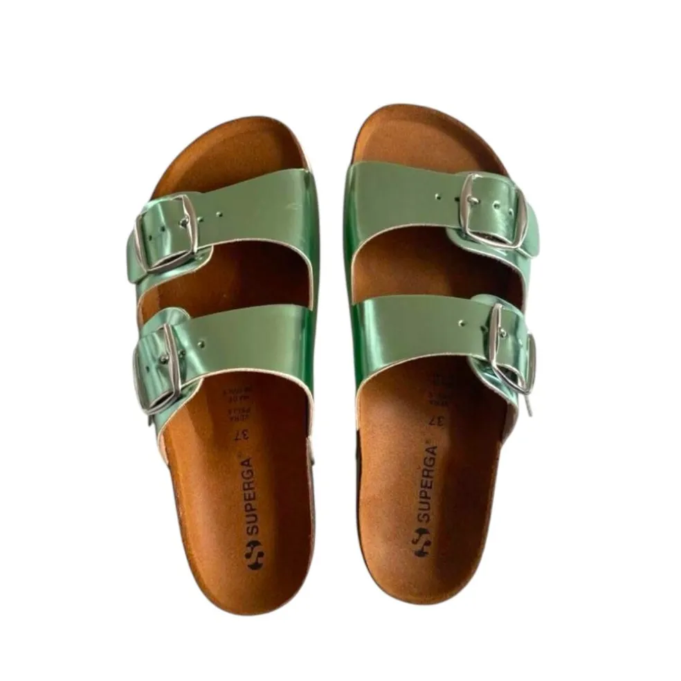 Ciabatte Donna “Superga” S31U570/SP Collezione Primavera/Estate 2025 – Verde