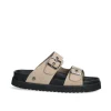 Ciabatte Uomo “Cult” CLM430500/501 Collezione Primavera/Estate 2025 – Nero/Taupe
