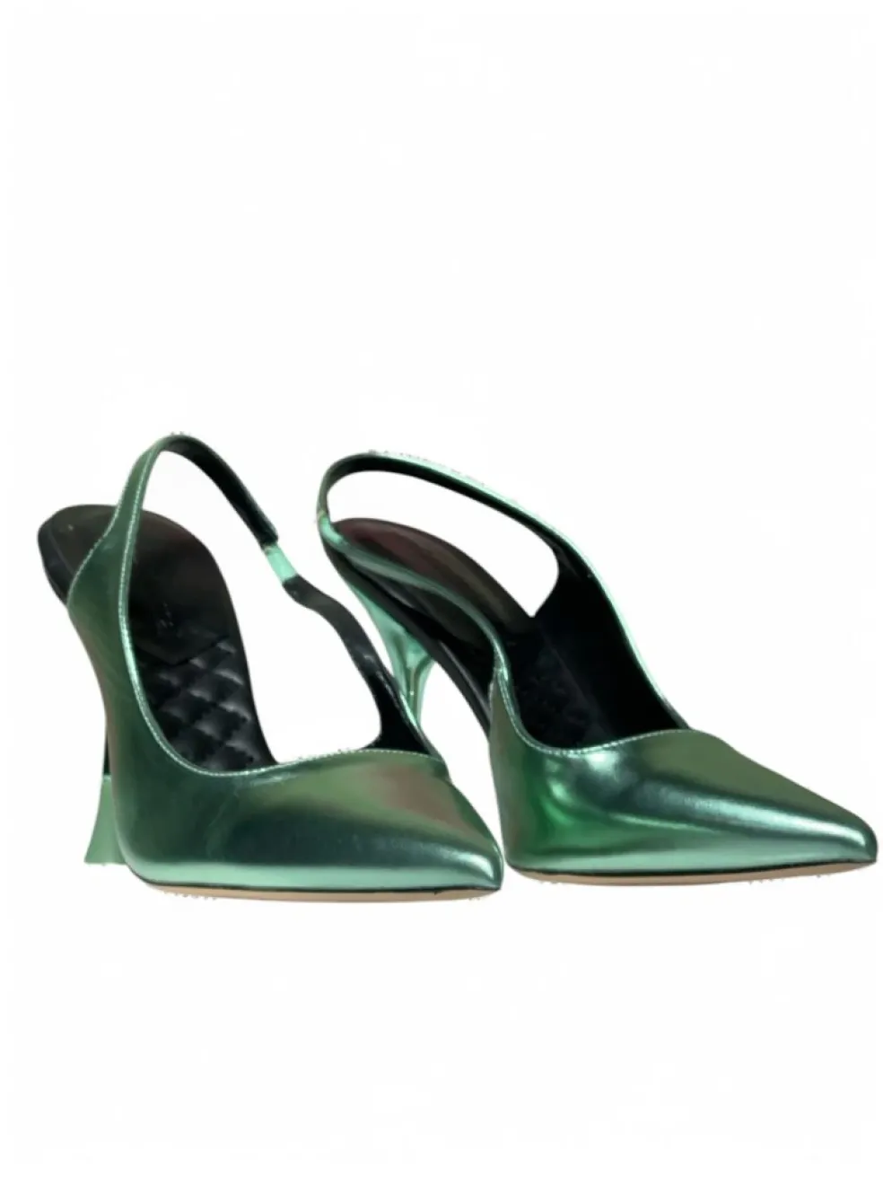 Dècolletè donna “Manufacture Dessai” V0475 Collezione Primavera/Estate 2025 – Argento/Verde