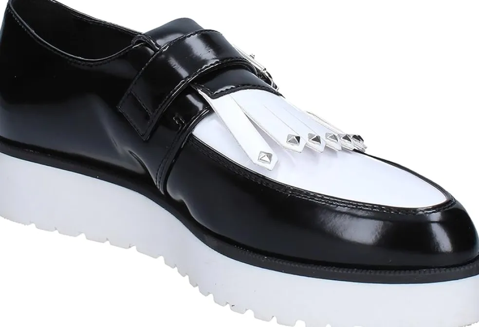Inglesine donna “Cult” CLE102108 Collezione Primavera/Estate 2025 – Bianco e nero