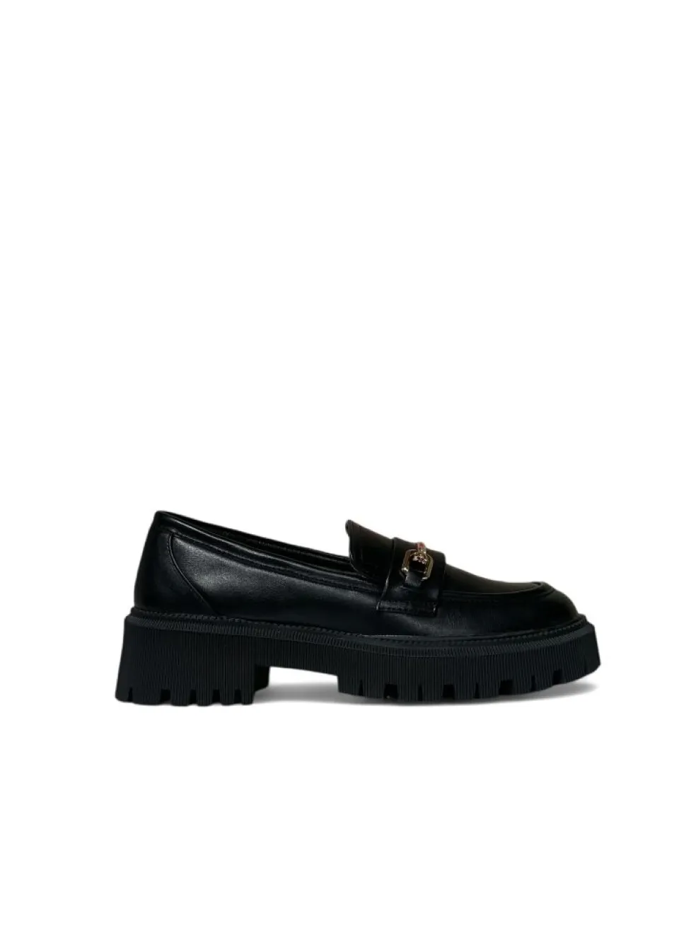 Mocassini donna “Patrizia Pepe” PPJ803 Collezione Autunno/Inverno 2024/2025 – Nero/Fango/T.Moro