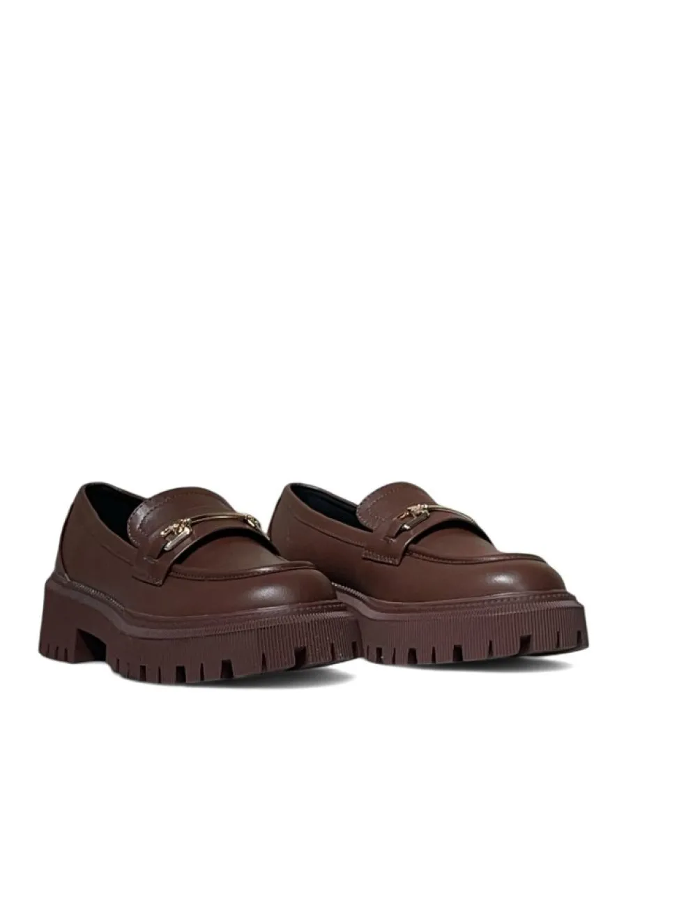 Mocassini donna “Patrizia Pepe” PPJ803 Collezione Autunno/Inverno 2024/2025 – Nero/Fango/T.Moro
