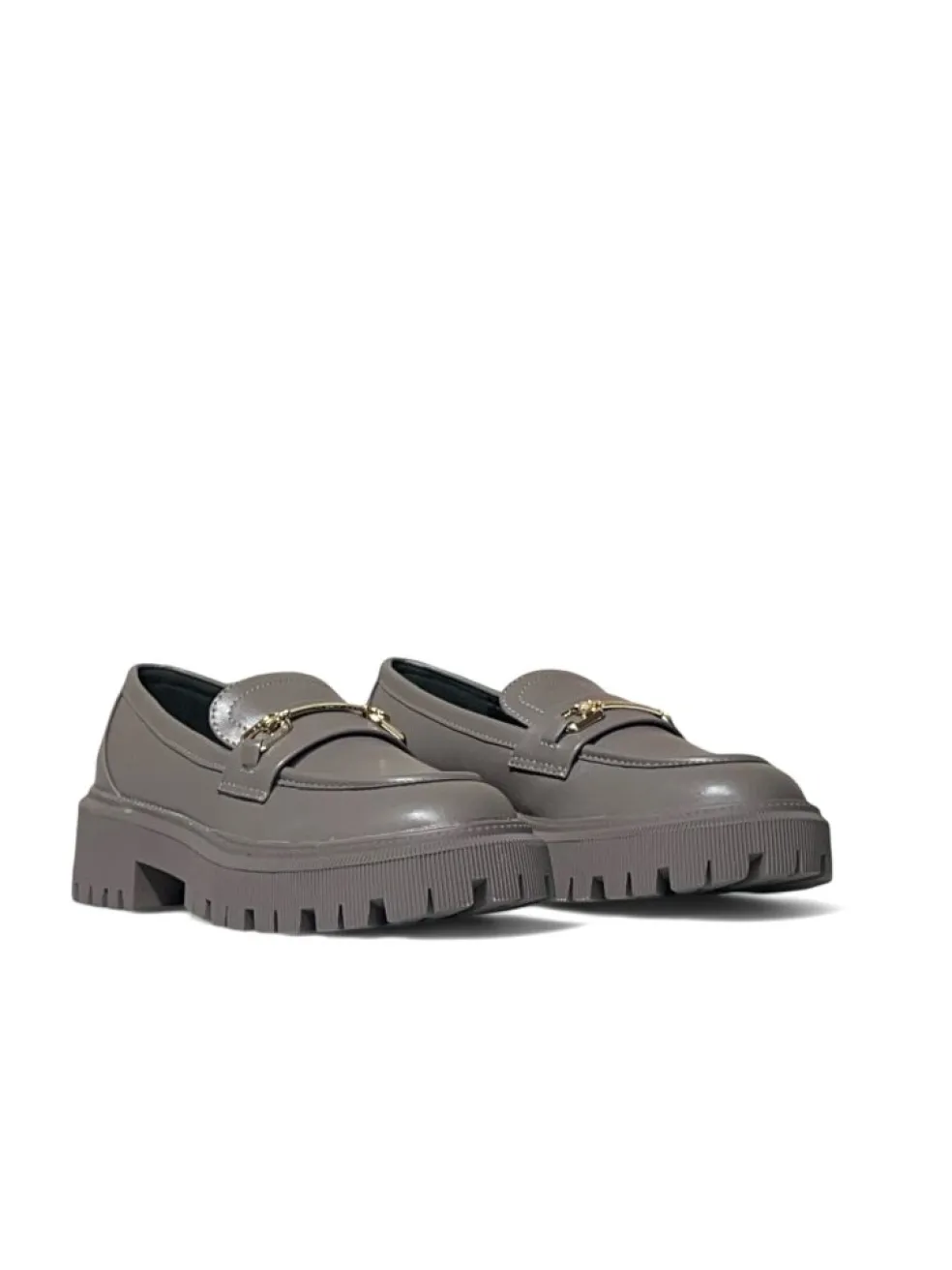 Mocassini donna “Patrizia Pepe” PPJ803 Collezione Autunno/Inverno 2024/2025 – Nero/Fango/T.Moro