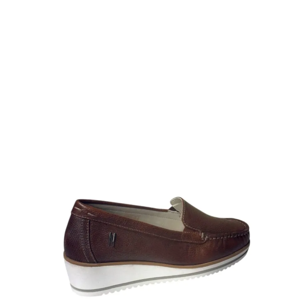 Mocassino Donna “Novaflex” NEIVE001 Collezione Primavera/Estate 2025 – Blu/Cuoio