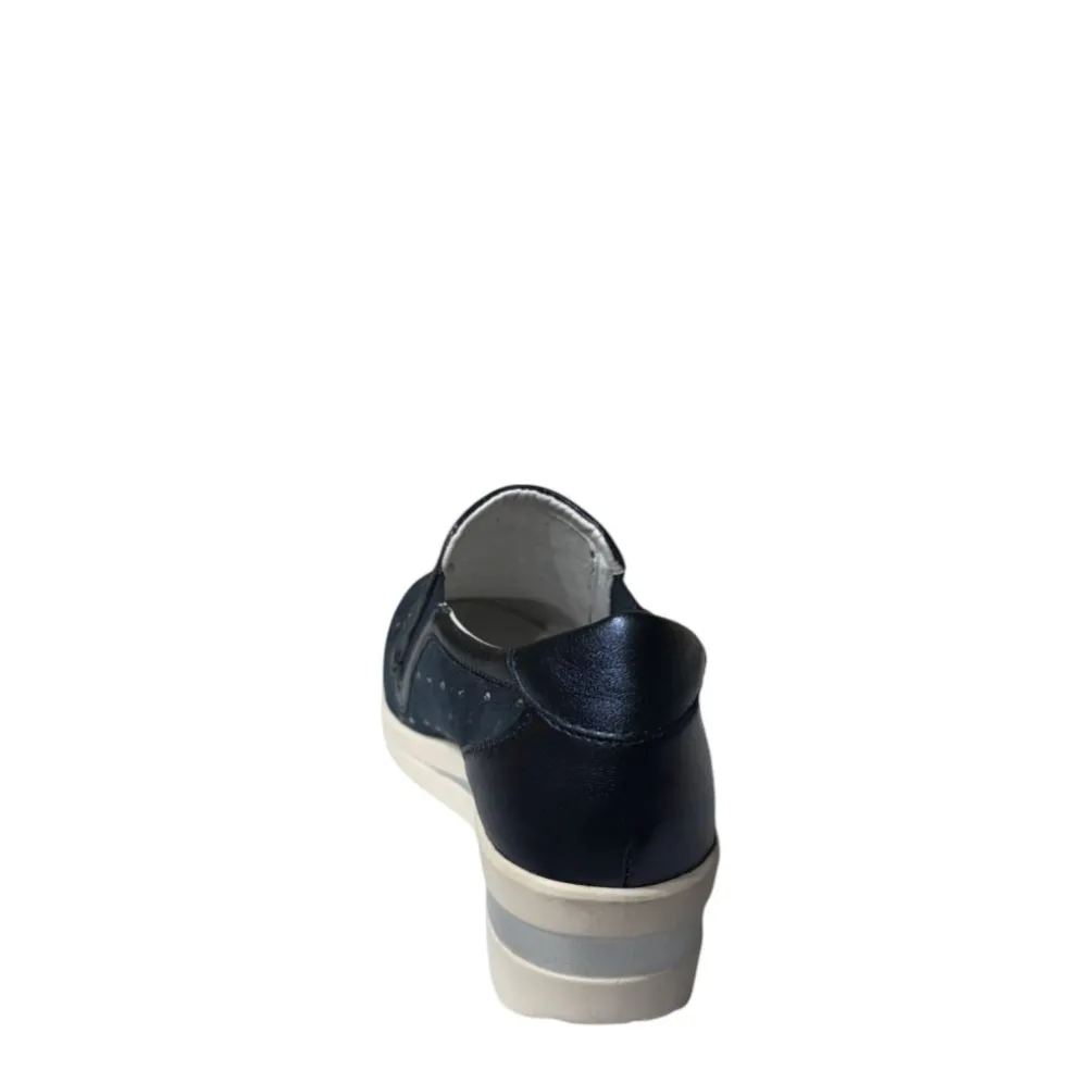 Mocassino Donna “Novaflex” Marine232 Collezione Primavera/Estate 2025 – Blu/Beige