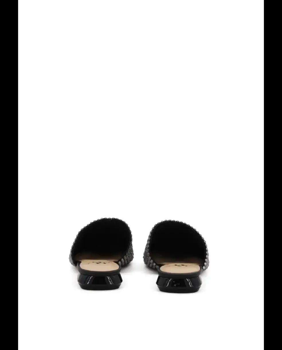 Sabot Donna “Albano” AV6832 Collezione Primavera/Estate 2025 – Nero/Argento/Oro