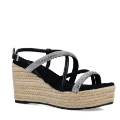 Sandali Con Zeppa donna “Menbur” 24890 Collezione Primavera/Estate 2025 – Verde/Fucsia/Nero