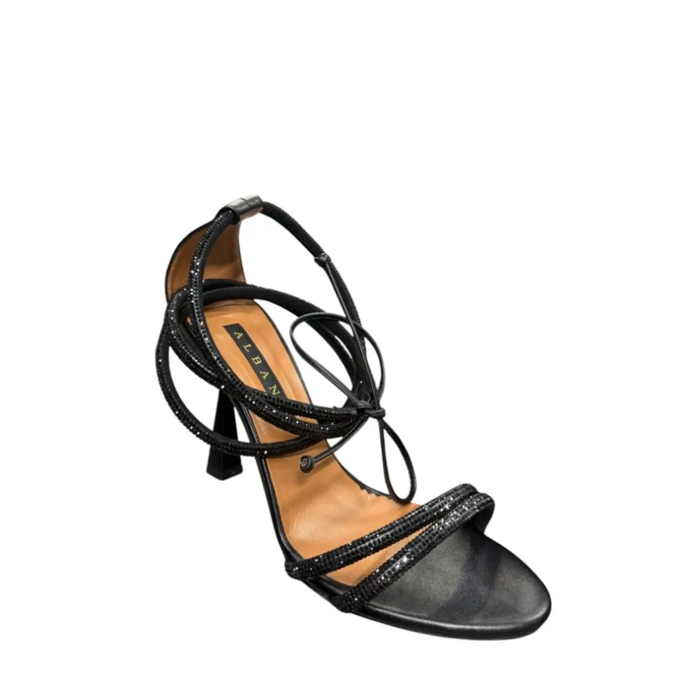 Sandali Donna “Albano” NL291C Collezione Primavera/Estate 2025 – Nero