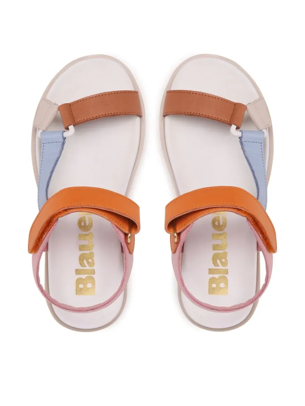 Sandali donna “Blauer” S3ELSIE07/LEA Collezione Primavera/Estate 2025 – Platino/Multicolor