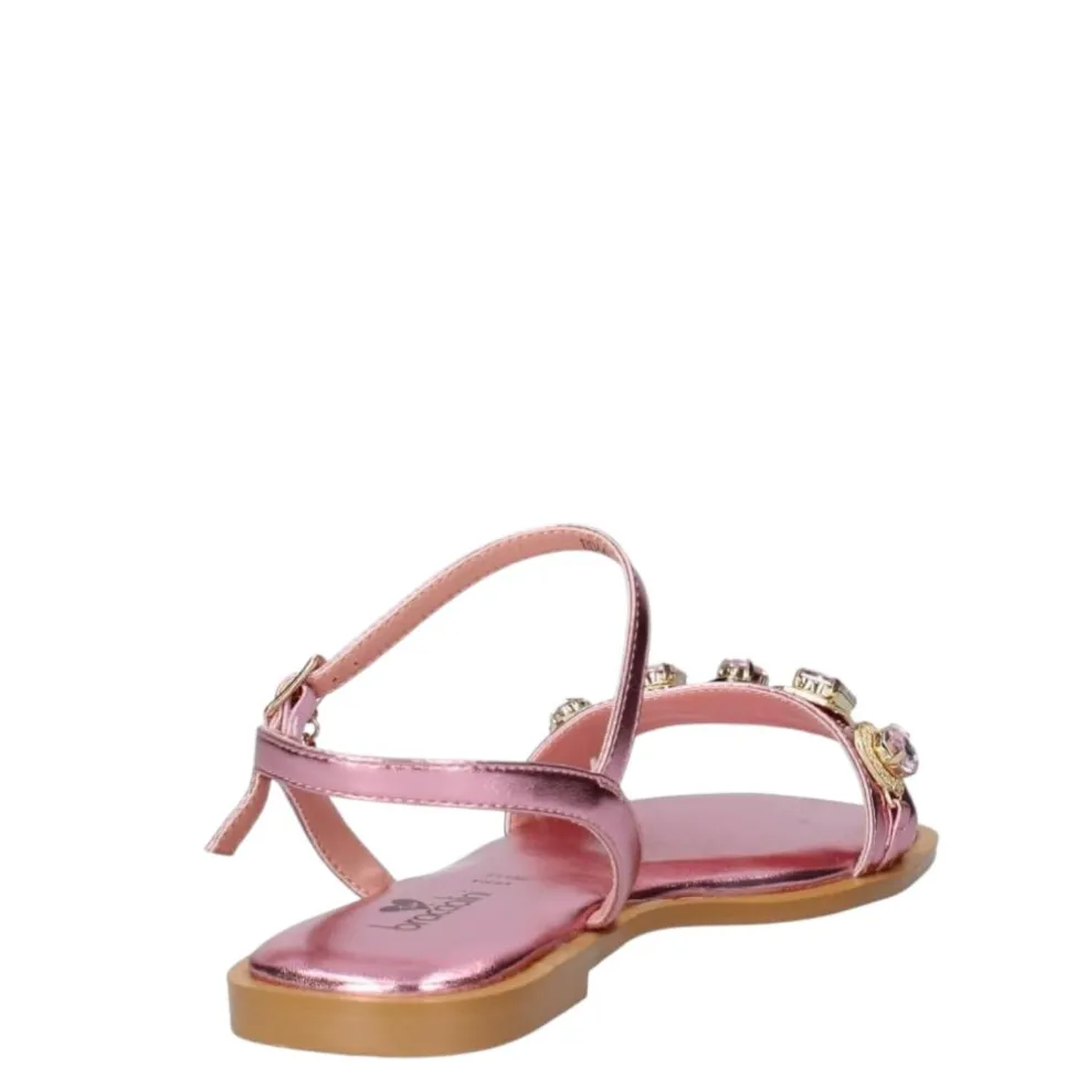 Sandali Donna “Braccialini” BB66 Collezione Primavera/Estate 2025 – Verde/Rosa