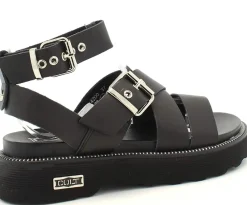 Sandali donna “Cult” CLW344200/201 Collezione Primavera/Estate 2025 – Nero/Caramel