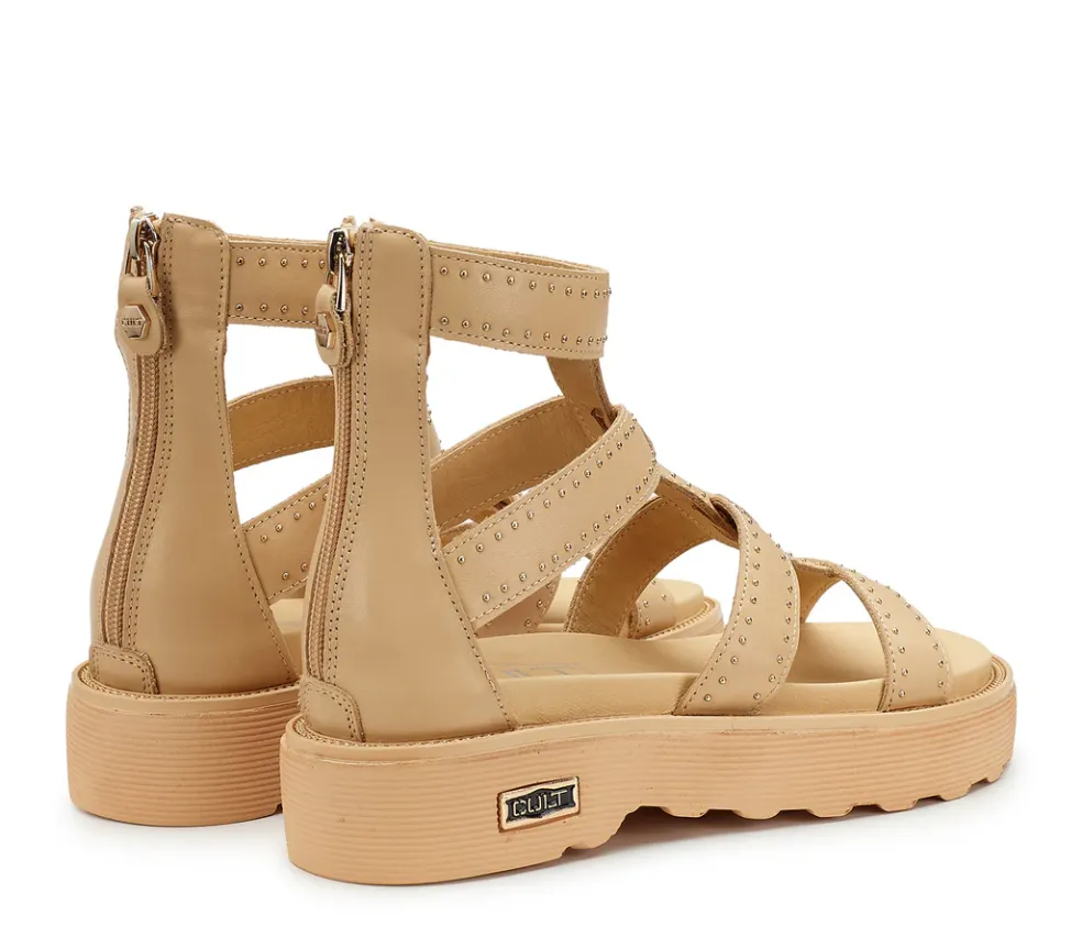 Sandali donna “Cult” CLW386900/902 Collezione Primavera/Estate 2025 – Nero/Caramel