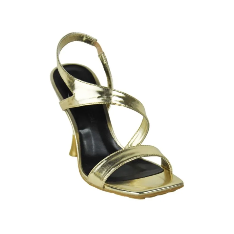 Sandali donna “Manufacture Dessai” V0573 Collezione Primavera/Estate 2025 Laminato – Platino/Argento
