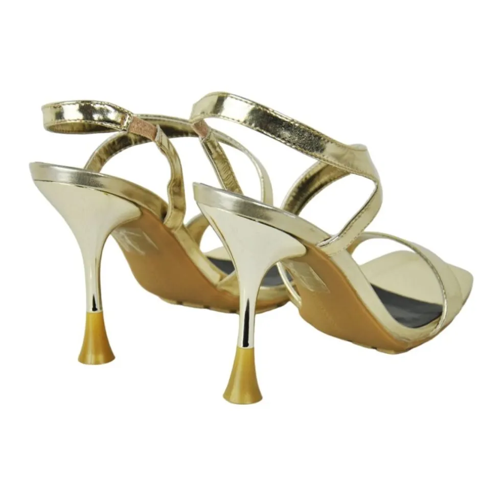 Sandali donna “Manufacture Dessai” V0573 Collezione Primavera/Estate 2025 Laminato – Platino/Argento